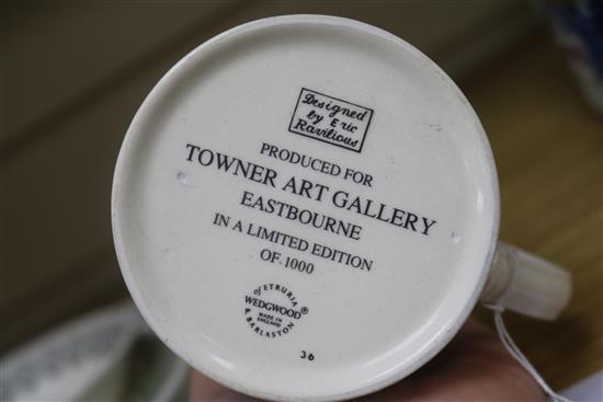 Eric Ravilious for Wedgwood - three plates and a later mug